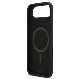 Karl Lagerfeld zadní kryt pro iPhone Air, Liquid Silicone K&Ch Sketch MagSafe - černá