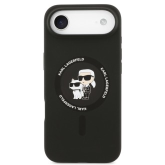 Karl Lagerfeld zadní kryt pro iPhone Air, Liquid Silicone K&Ch MagSafe - černá