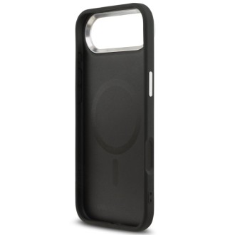 Karl Lagerfeld zadní kryt pro iPhone Air, PU K&Ch Heads Pins MagSafe - černá