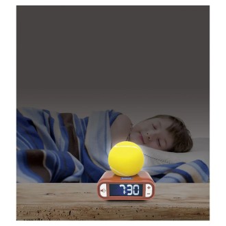 Budík s nočním 3D světlem Tenis