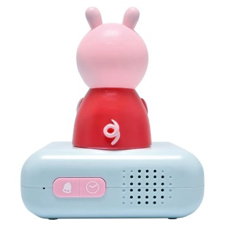 Budík s nočním 3D světlem - Prasátko Peppa