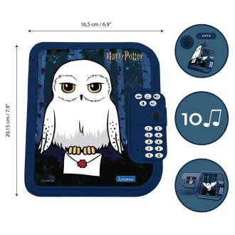 Elektronický zápisník Secret Safe Sova Hedvika - Harry Potter