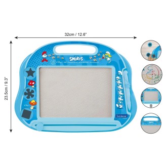 Magnetická vícebarevná kreslicí tabulka - Šmoulové