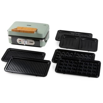 Sendvičovač - Gril - Vaflovač - 3v1 - zelený - DOMO DO9276C