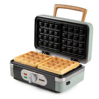 Sendvičovač - Gril - Vaflovač - 3v1 - zelený - DOMO DO9276C