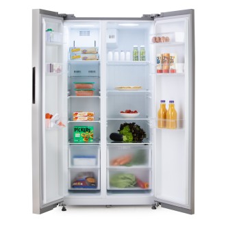 Lednička s mrazákem - D - 555 L - nerezová ocel - DO99506M