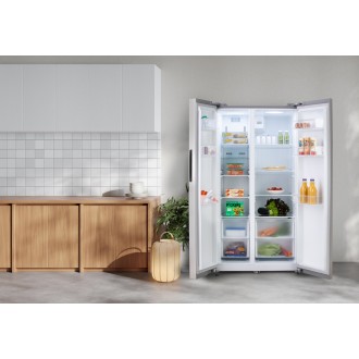 Lednička s mrazákem - D - 555 L - nerezová ocel - DO99506M