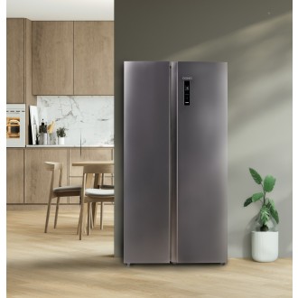 Lednička s mrazákem - D - 555 L - nerezová ocel - DO99506M