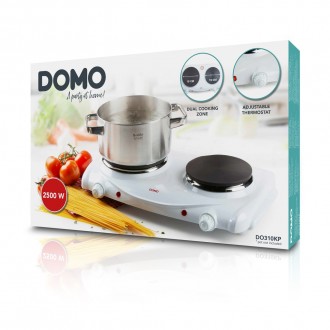 Vařič dvouplotýnkový  - DOMO DO310KP