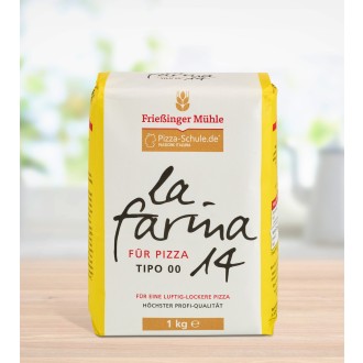 Pizza mouka LA FARINA 14 - Nadýchaná a křupavá - Typ 00 - 1 kg