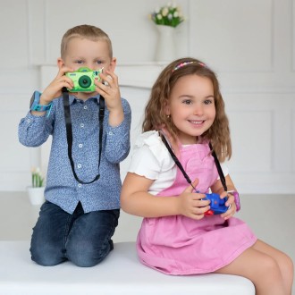 Dětský fotoaparát a kamera s krytem Dinosaurus