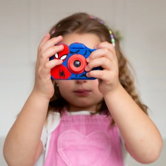 Dětský fotoaparát a kamera s krytem Spider-Man