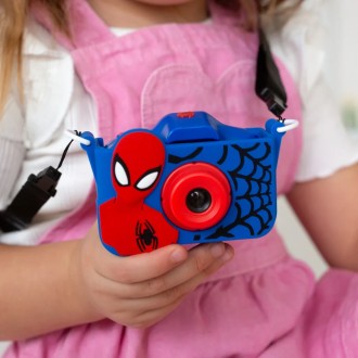 Dětský fotoaparát a kamera s krytem Spider-Man