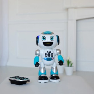 Mluvící robot Powerman Advanced se světelnými efekty, dálkové ovládání