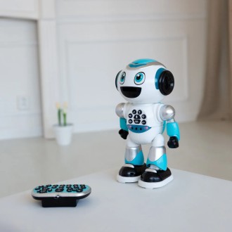 Mluvící robot Powerman Advanced se světelnými efekty, dálkové ovládání