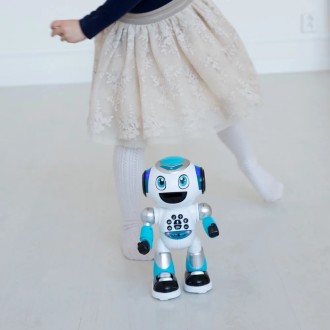 Mluvící robot Powerman Advanced se světelnými efekty, dálkové ovládání