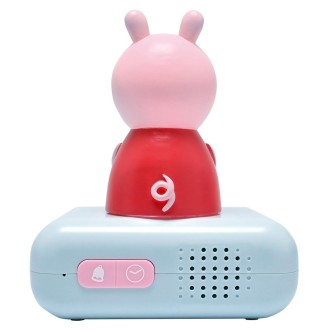 Budík s nočním 3D světlem - Prasátko Peppa