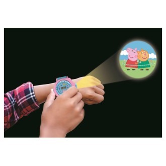 Digitální promítací hodinky - Prasátko Peppa