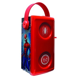 Bezdrátový svítící reproduktor s mikrofonem - Spider-Man