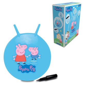 Nafukovací skákací míč 45 cm modrý - Prasátko Peppa