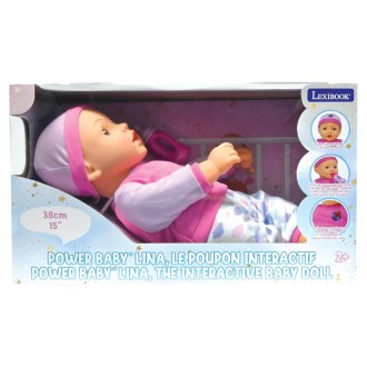 Interaktivní panenka Power Baby LINA 38 cm