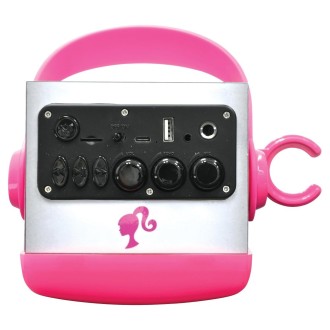 Bezdrátový svítící reproduktor s mikrofonem Barbie