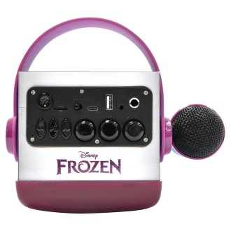 Bezdrátový svítící reproduktor s mikrofonem Ledové království