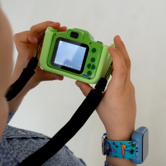 Dětský fotoaparát a kamera s krytem Dinosaurus