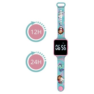 LED hodinky Gábinin kouzelný domek