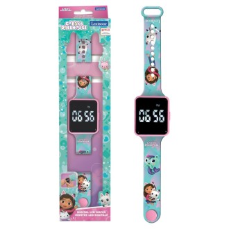 LED hodinky Gábinin kouzelný domek