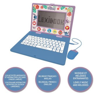 Francouzsko-anglický notebook 170 aktivit Disney Stitch