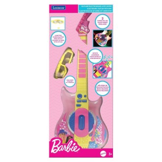 Elektronická kytara s brýlemi Barbie
