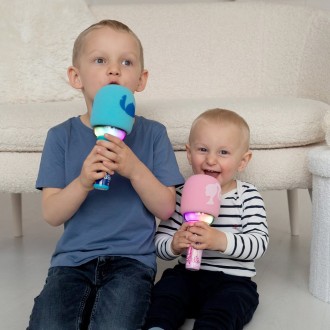 Svítící bezdrátový karaoke mikrofon Disney Stitch