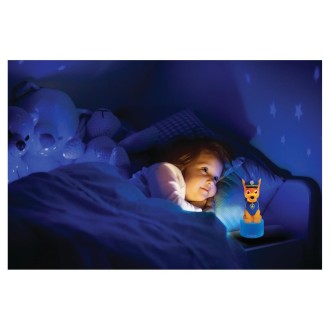 Noční světlo s reproduktorem Tlapková patrola