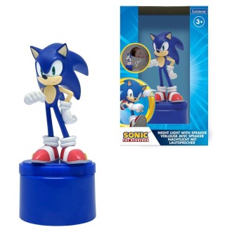 Noční světlo s reproduktorem Ježek Sonic