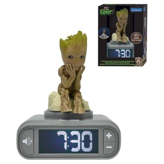 Budík s nočním 3D světlem Groot