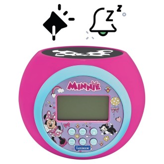 Budík s projektorem Myška Minnie