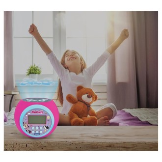 Budík s projektorem Myška Minnie