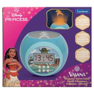 Budík s projektorem Odvážná Vaiana