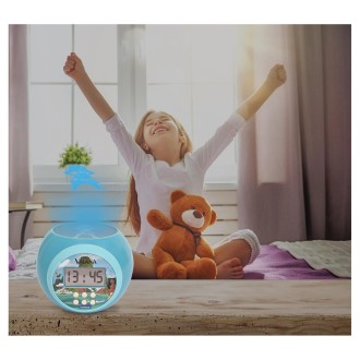 Budík s projektorem Odvážná Vaiana