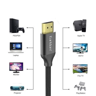 Earldom HDMI kabel ET-W26, 4K, opletený - 2m