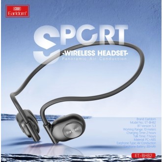 Bluetooth sluchátka Earldom ET-BH82 - černá