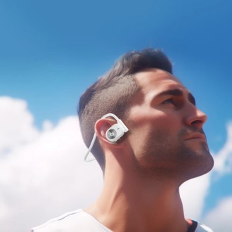 Bluetooth sluchátka Earldom ET-BH82 - bílá