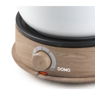 Fondue - bílý - dřevěný vzhled - DOMO DO736F