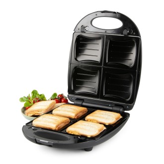 Sendvičovač 2v1 na 4 sendviče / vafle - DOMO DO9295C