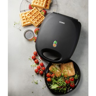 Sendvičovač 2v1 na 4 sendviče / vafle - DOMO DO9295C