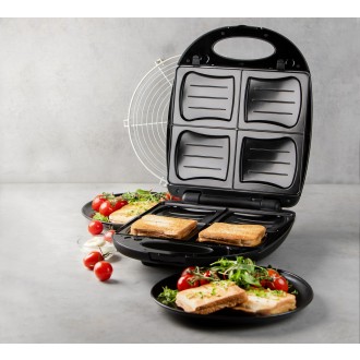 Sendvičovač 2v1 na 4 sendviče / vafle - DOMO DO9295C