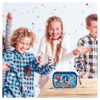 Přenosný mini reproduktor Ježek Sonic