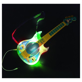 Elektronická kytara s brýlemi Mimoni