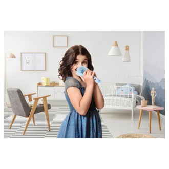 Svítící bezdrátový karaoke mikrofon Ledové království